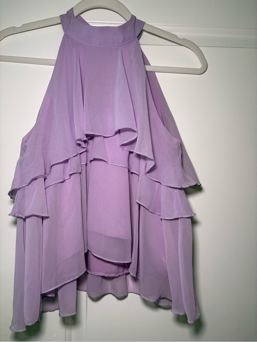 SHEIN Purple Feminine Top Soft Girl Blouse Size XS